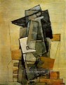 Man assis 3 1915 cubism Pablo Picasso